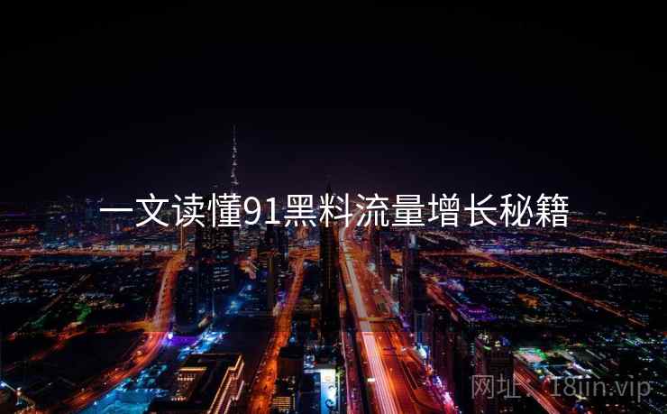 一文读懂91黑料流量增长秘籍